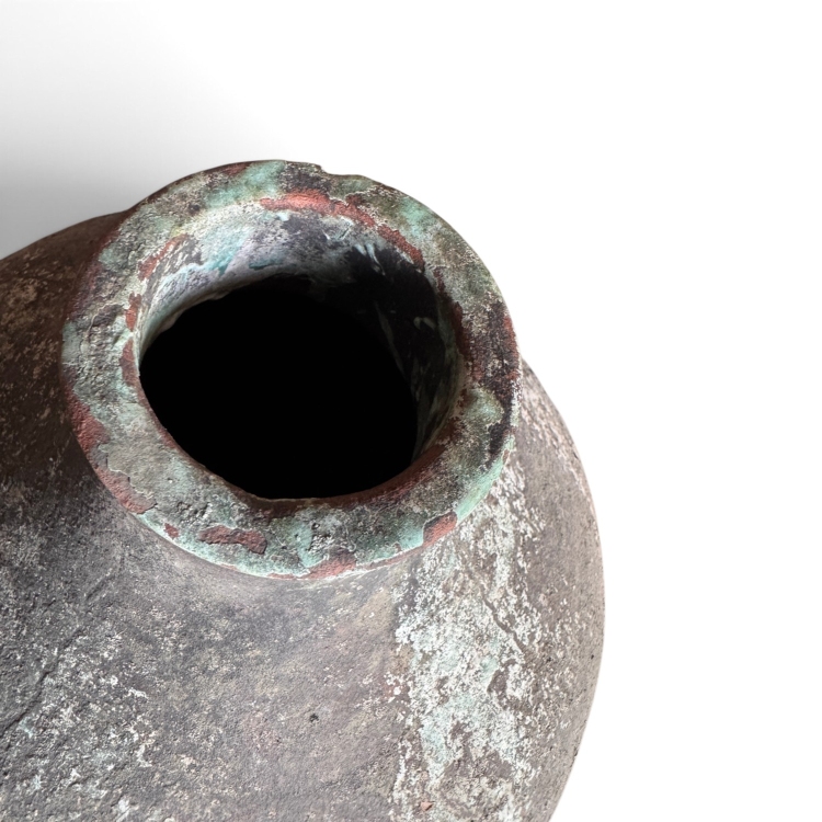 Aged Terracotta Decorative Vase NERJA