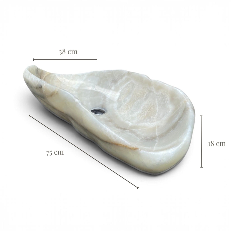 Polished Stone Washbasin MALLORCA