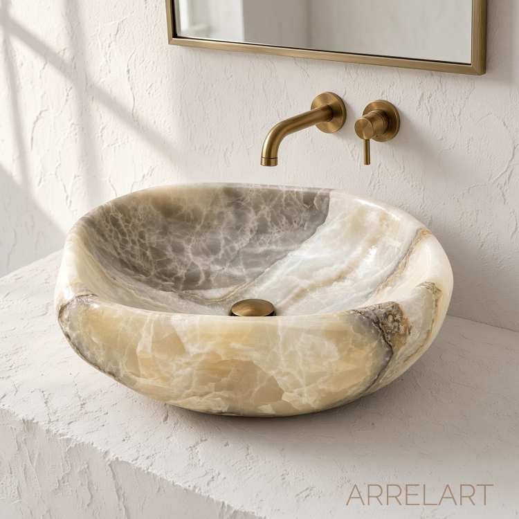 Natural Stone Washbasin PAOLO