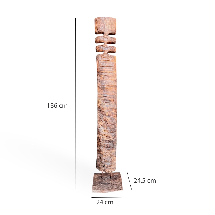 Pareja De Figuras De Teka TANZANIA