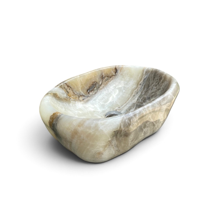 Lavabo De Piedra Natural Para Baño PAOLO