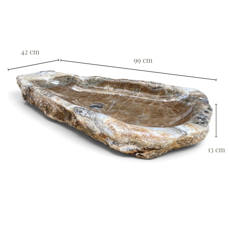 Large Natural Stone Washbasin BRUNET