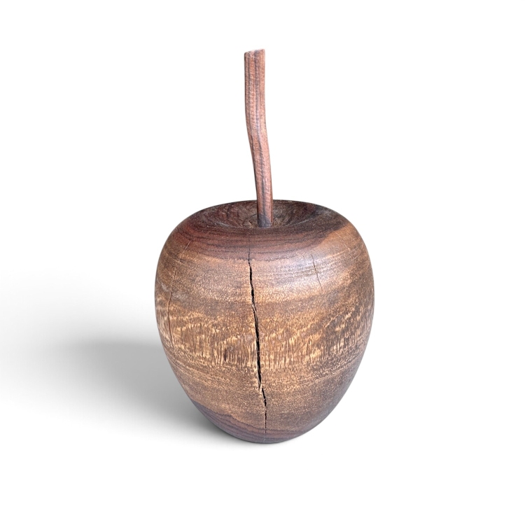 Manzana Decorativa de Madera de Teca EVA