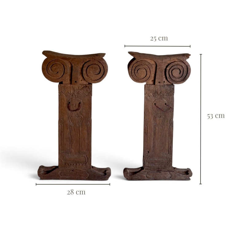 Carved Teak Wall Mural CANEA