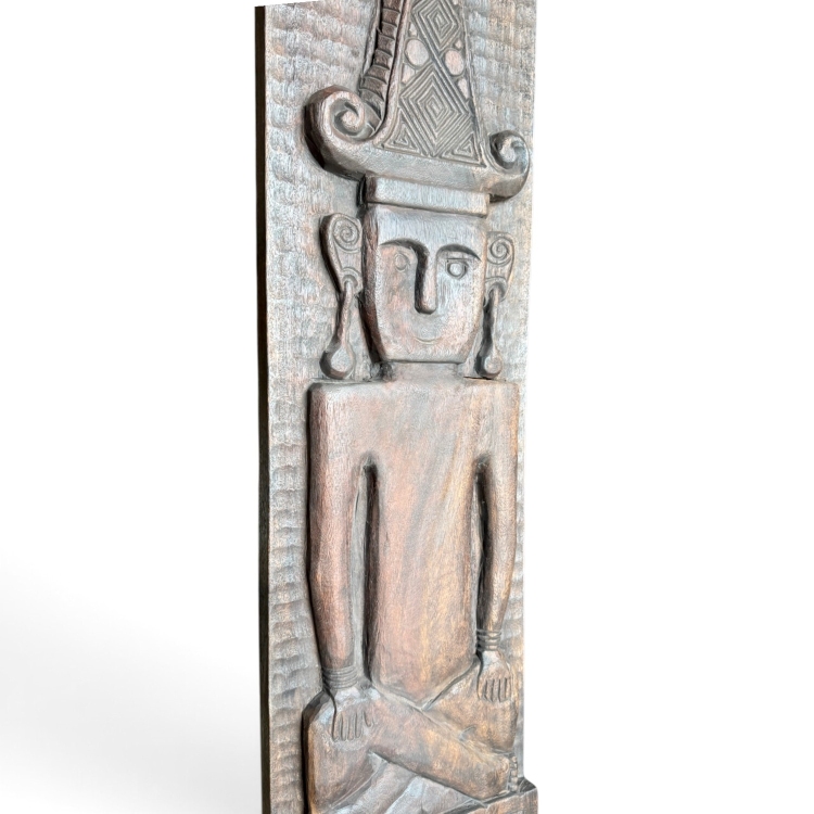 Figura Tallada de Madera de Laban FENICE