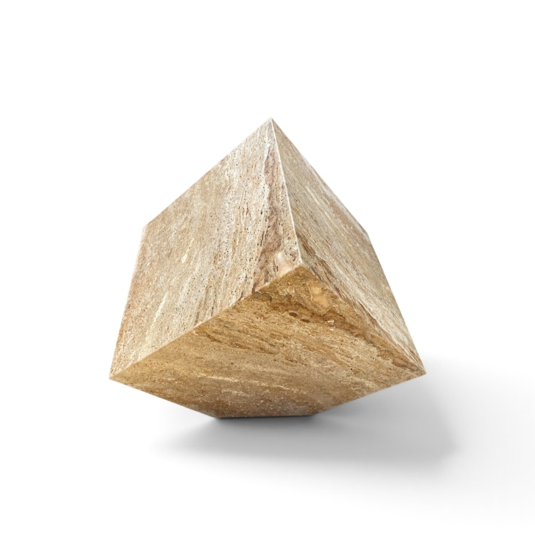 Cubo Decorativo de Onix Travertino LISBOA