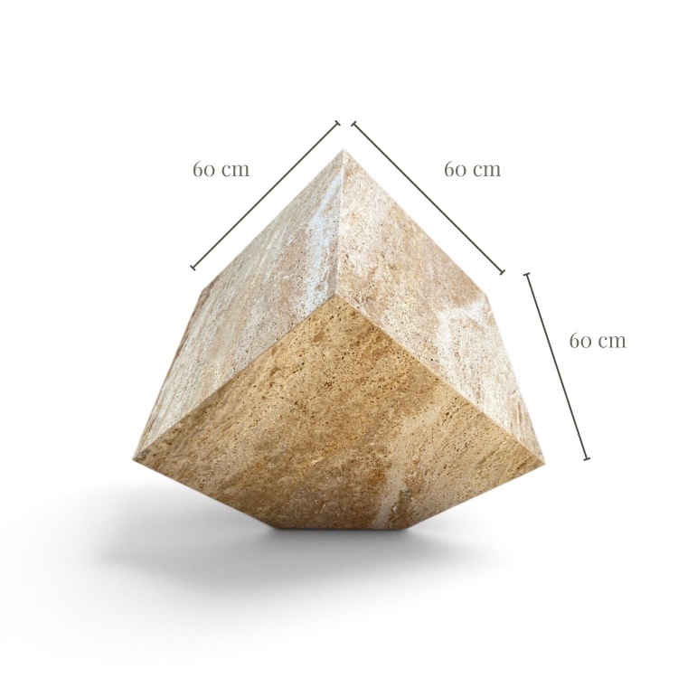 Cubo de Onix Travertino LISBOA