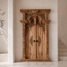 Puerta GEBYOK de Madera de Teca