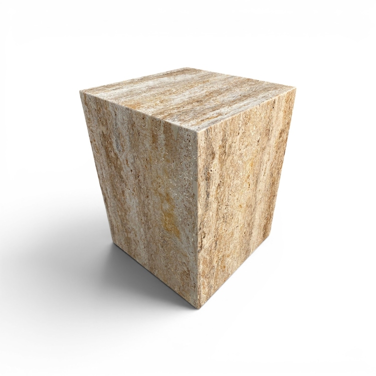 Taburete de Piedra de Onix Carrara SIRIO