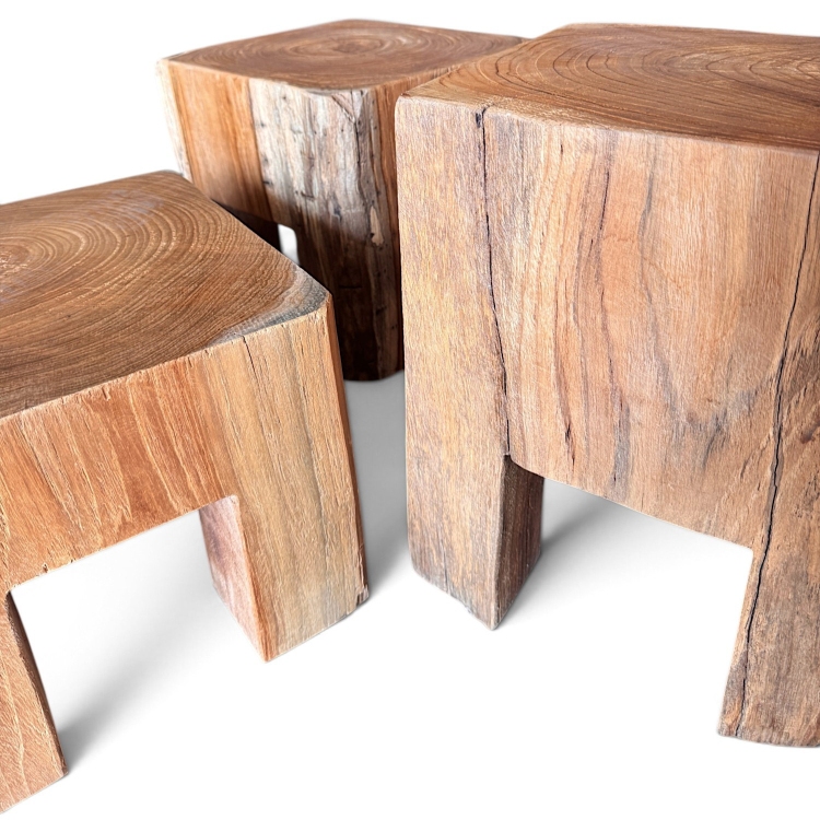 Wooden Side Table Set PADUA