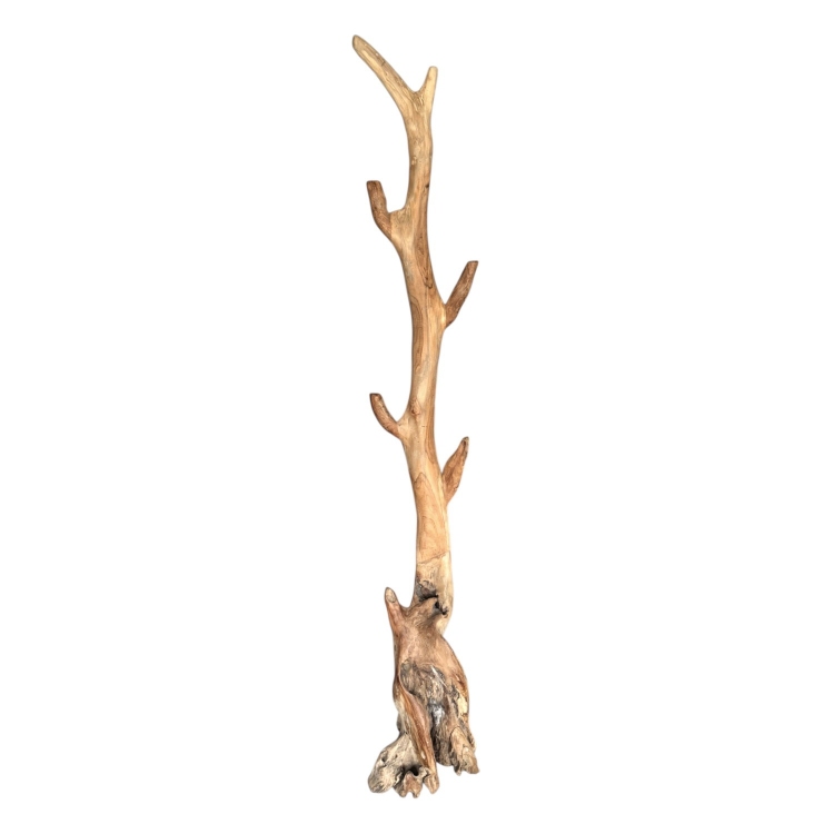 Solid Teak Coat Stand Pals
