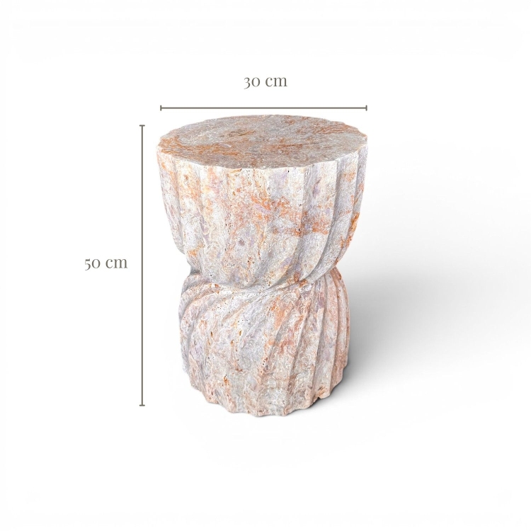 Handcrafted Onyx Stool CORFU