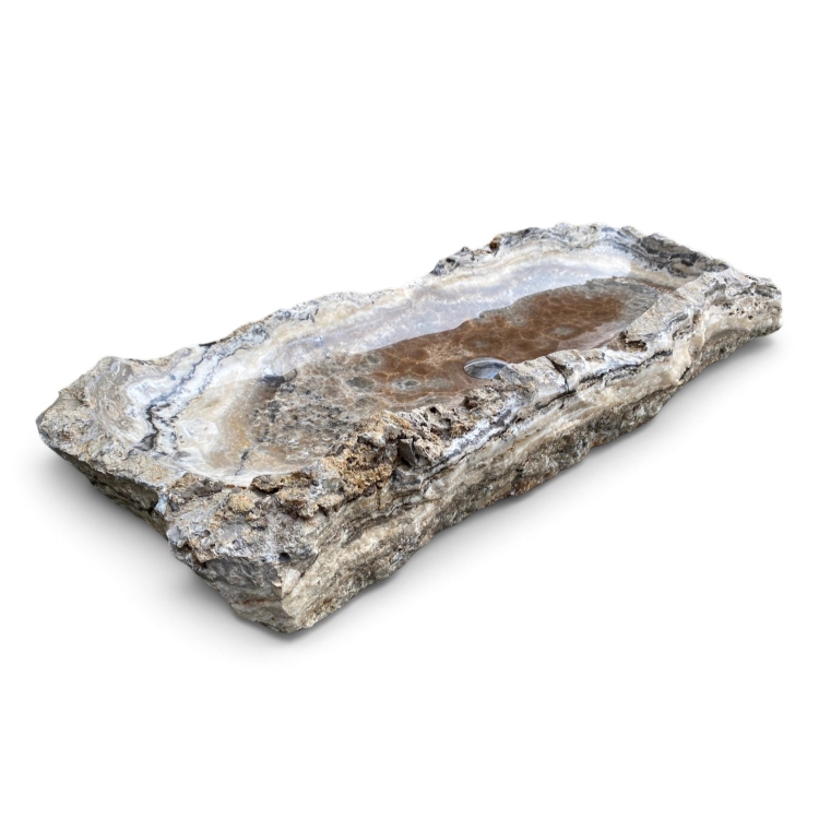 Lavabo Marron de Onix Natural PRAGA