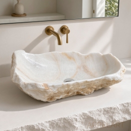 Natural Stone Sink with Golden Veins ASPEN