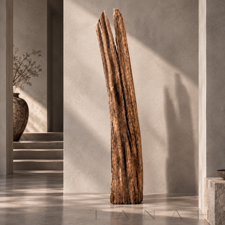 Vertical Sculpture in Wood ZAMBIA