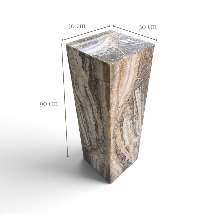 Decorative Onyx Pedestal POSITANO