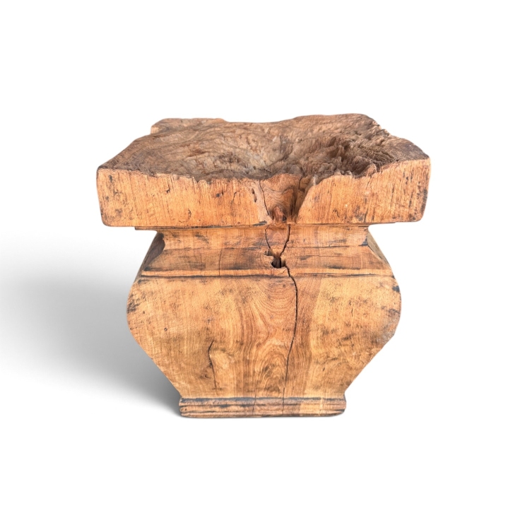 Antique Wood Pedestal BELLAGIO