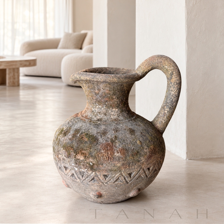 Jarra con Asa de Ceramica MINERVA