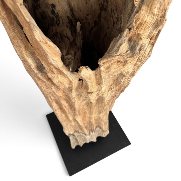 Natural Wood Sculpture LUZIO