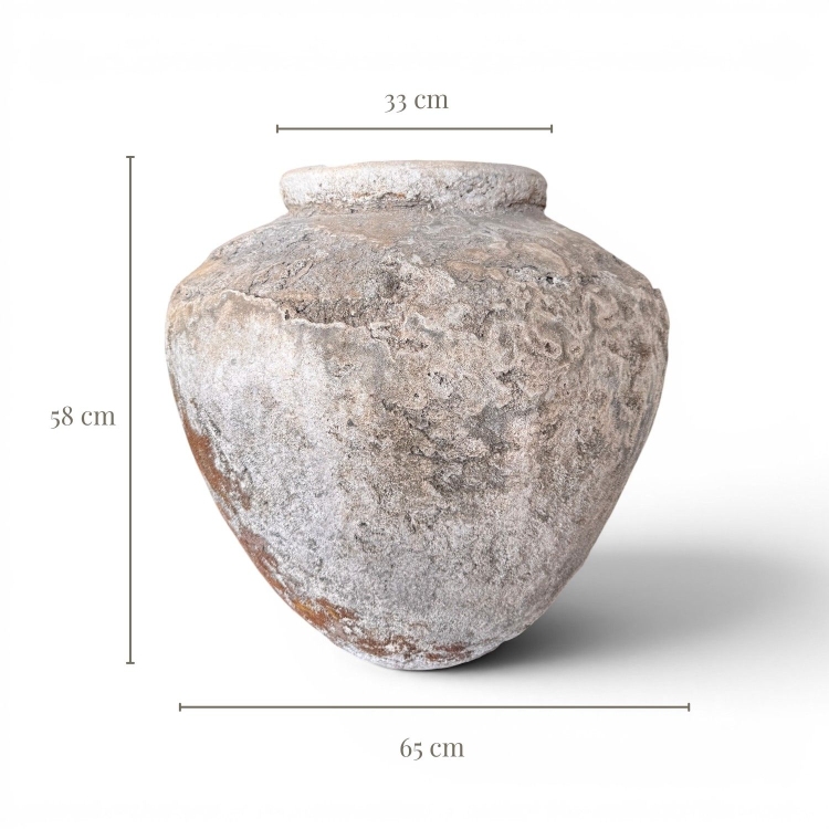 Jarron Gris de Terracota ANALFI