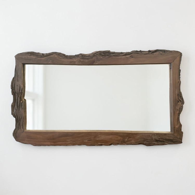 Mirror with Organic Wood Frame LUISIANA