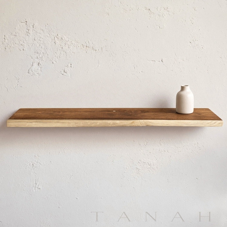 Natural Teak Shelf NICOLE - Tanah