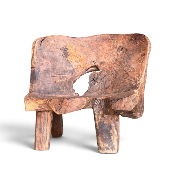 Silla Rustica de Madera Antigua MODICA