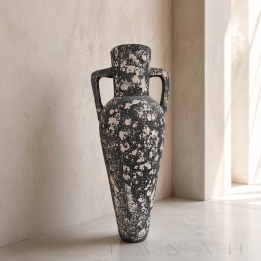 Decorative Black Amphora TULUM