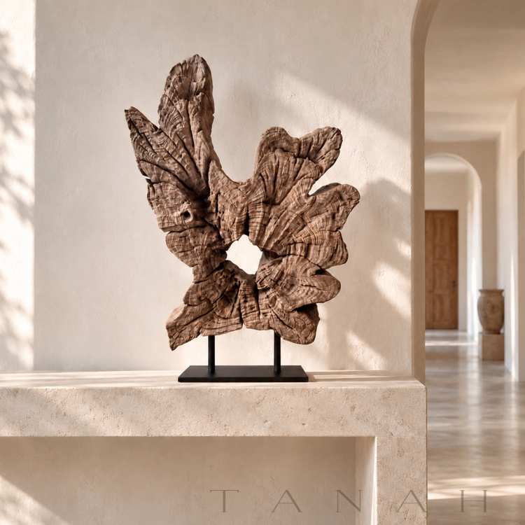 Teak Wood Sculpture SIRUANA