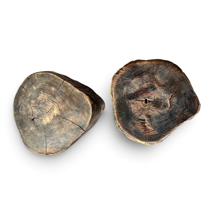 Conjunto de Taburetes de Madera Antigua CANNES