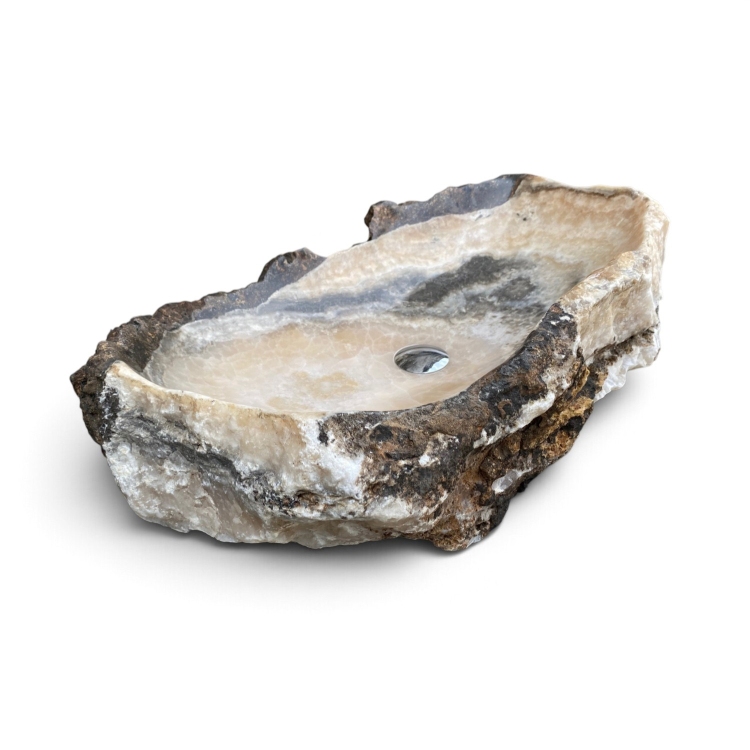 Detail of the Stone Washbasin GIOIA