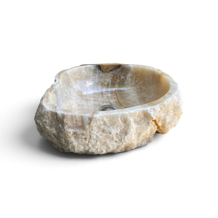 Carved Onyx Washbasin ANNESY