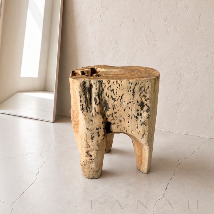 Exclusive Wooden Stool BARI