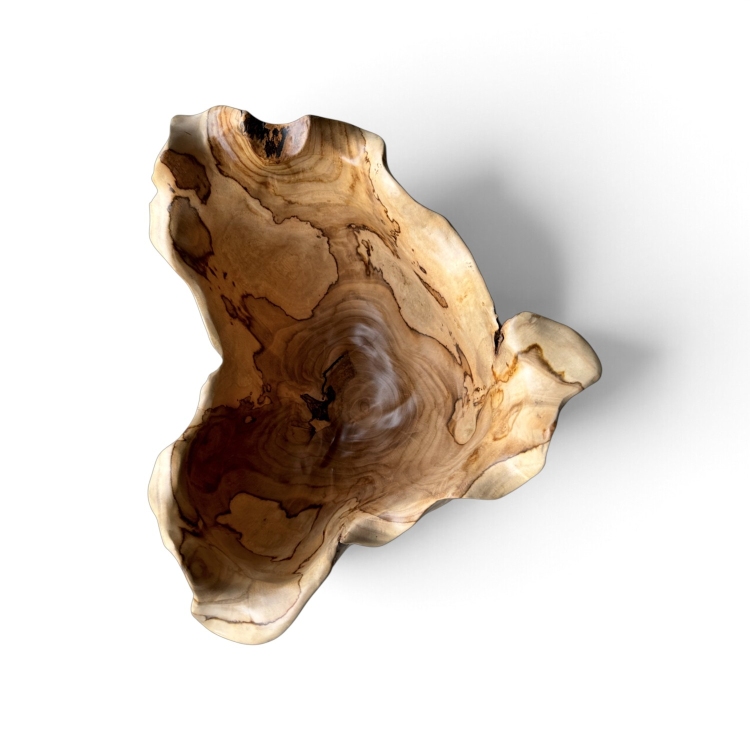 Vasija Natural de Madera de Teca THUN