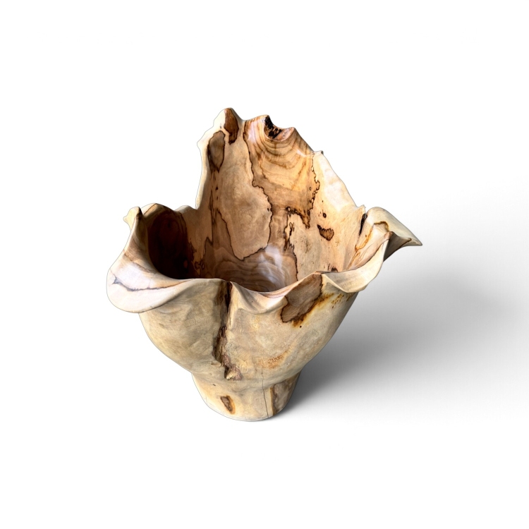 Organic Teak Wood Vessel THUN