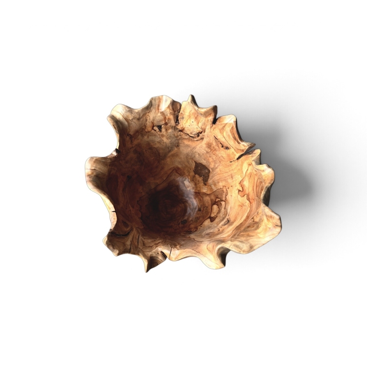 Rustic Teak Vessel EIGER
