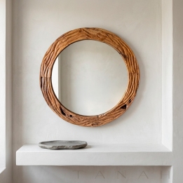Decorative Teak Mirror ARAL