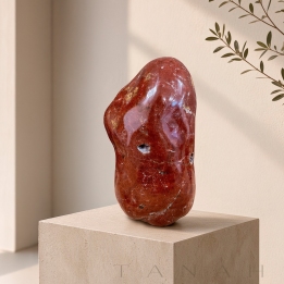 Sculptural Red Jasper Stone TENA