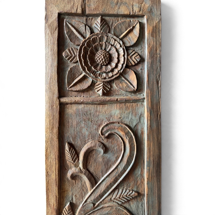 Hand-Carved Wooden Panel VARENNA