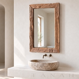 Natural Wooden Mirror MONACO