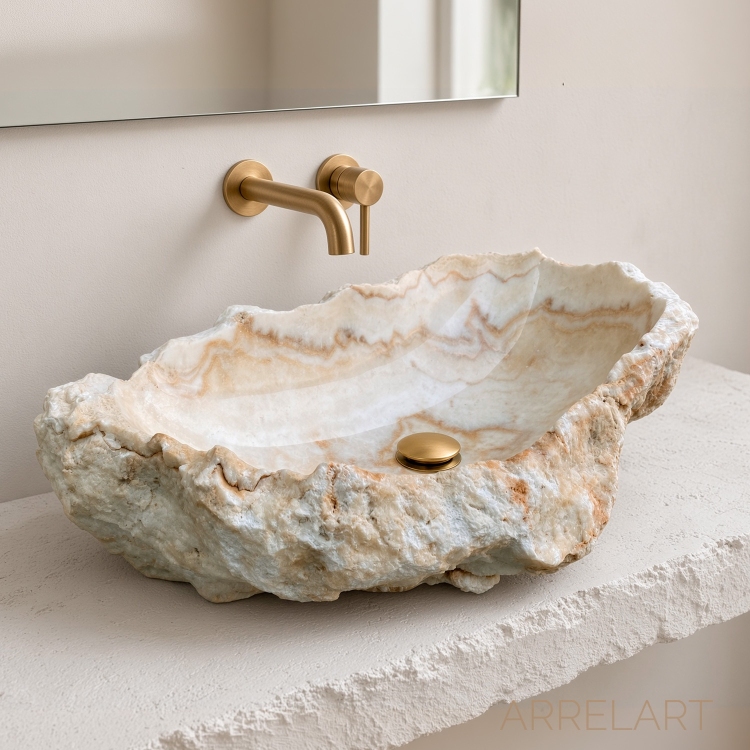 Lavabo Escultorico de Onix TEIDE