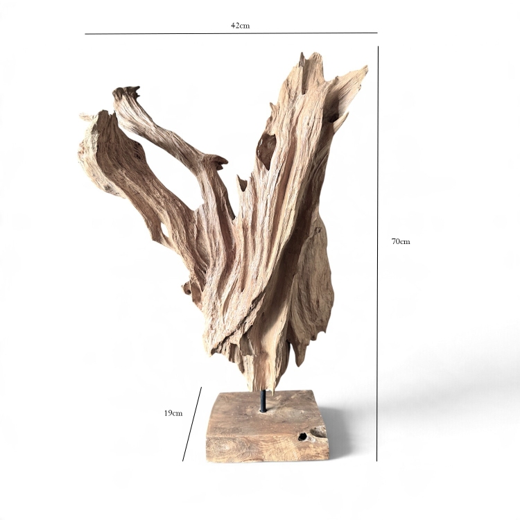 Antique Teak Sculpture COLMAR