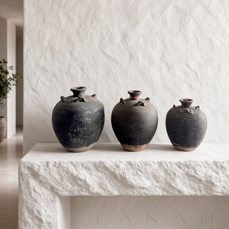 Trio of Antique Vases CILENTO
