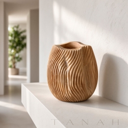 Teak Vase BASILEA