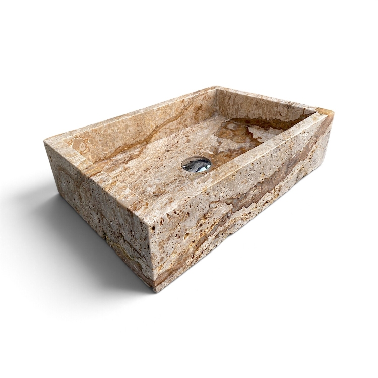 Exclusive Travertine Onyx Washbasin CHAMONIX