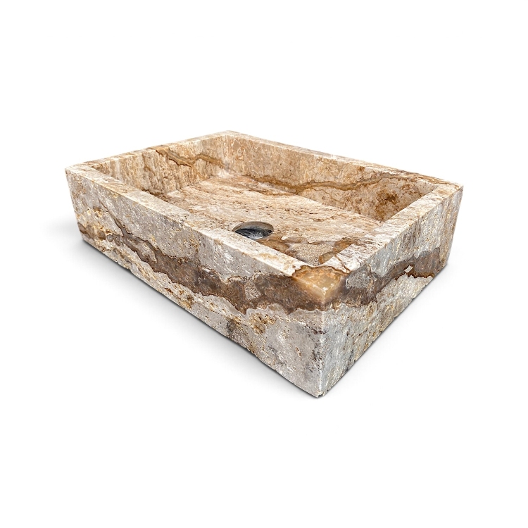 Lavabo Unico de Onix Travertino CHAMONIX