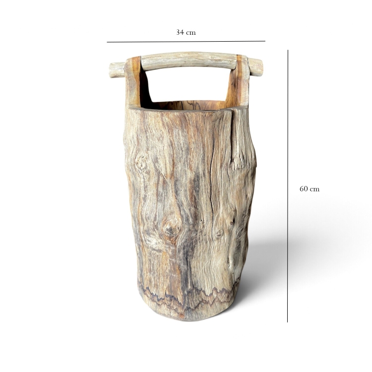 Handcrafted Teak Container MANTUA