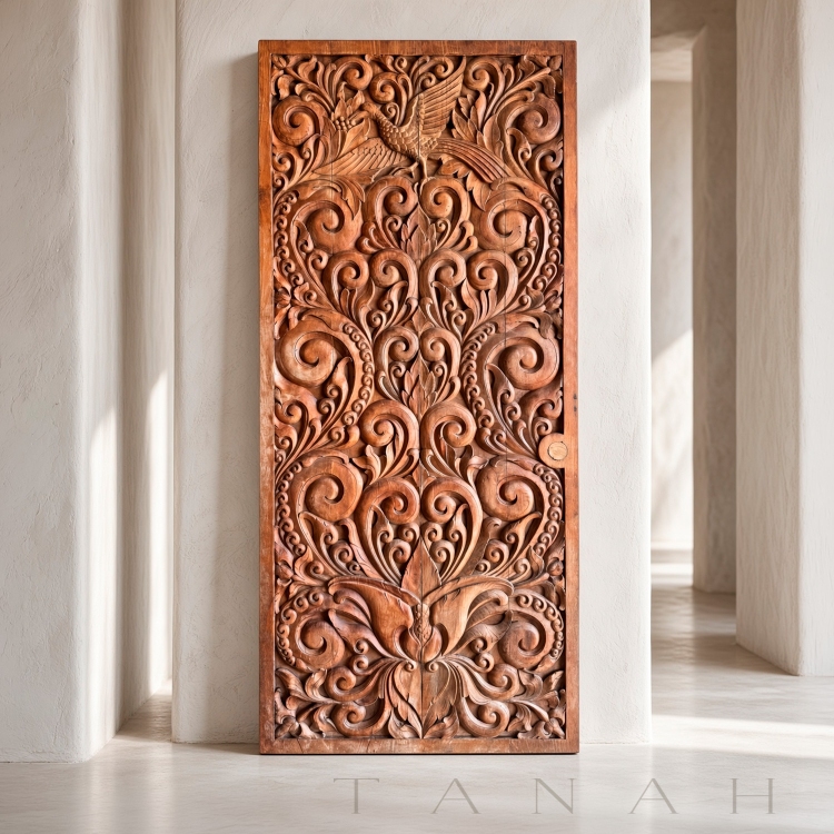 Carved Door in Teak GARUDA