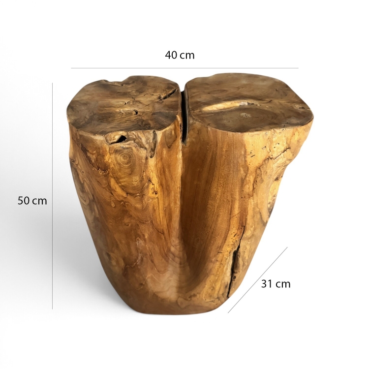 Taburete de Teca Maciza GRIMAUD