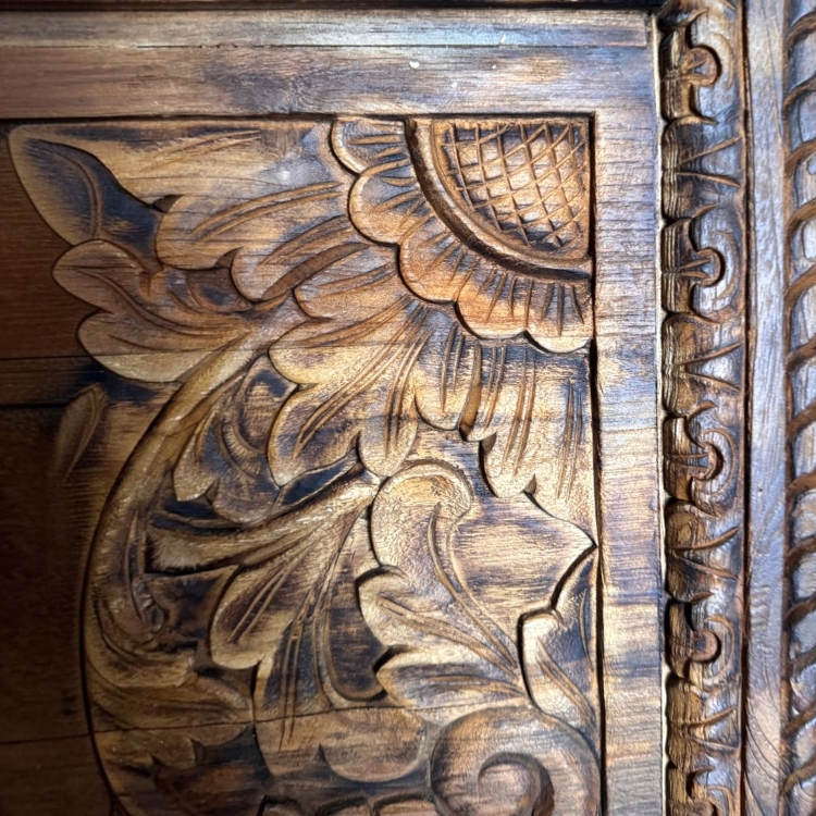 Espejo Decorativo de Teca UDAIPUR